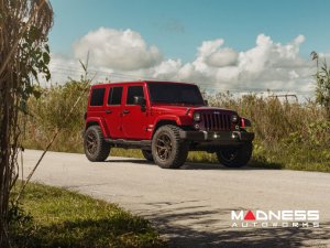 Jeep Wrangler JK Custom Wheels - HF-5 by Vossen - Satin Bronze